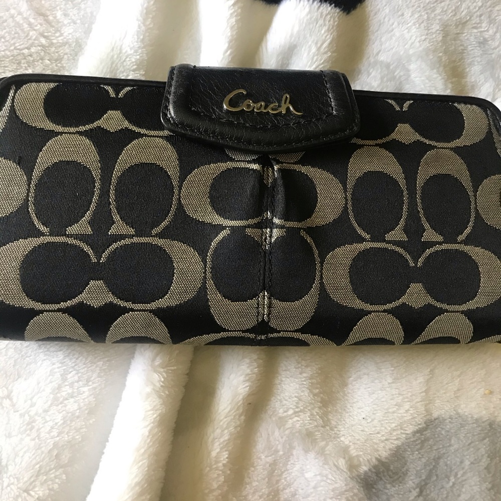 Black Coach Wallet
